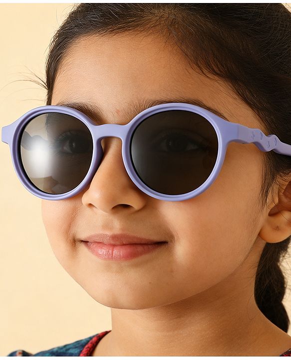 Babyhug Free Size Solid Color Sunglasses - Purple