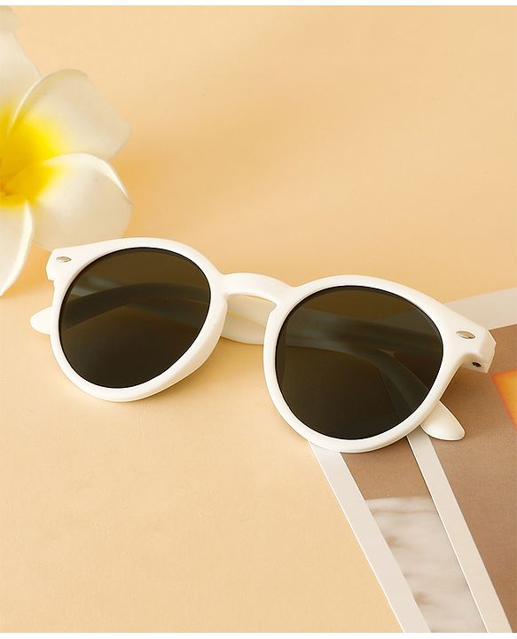 Babyhug Free Size Solid Color Sunglasses - Beige