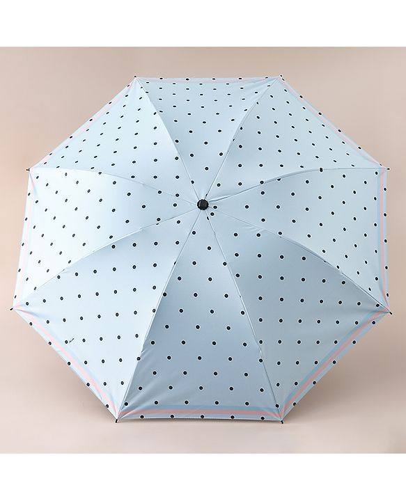 Pine Kids Free Size Umbrella with Polka Dots - Blue