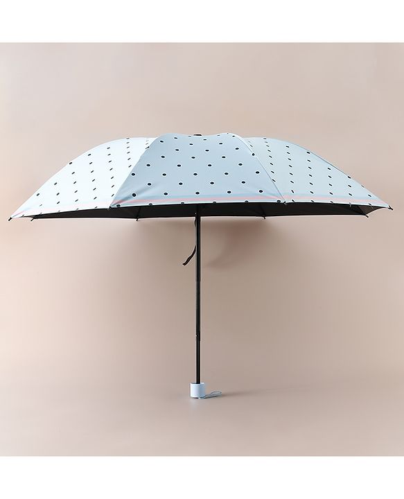 Pine Kids Free Size Umbrella with Polka Dots - Blue
