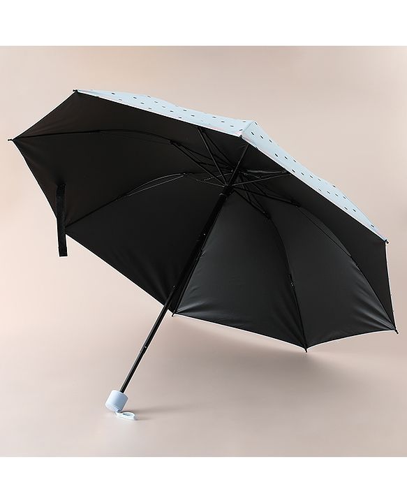 Pine Kids Free Size Umbrella with Polka Dots - Blue