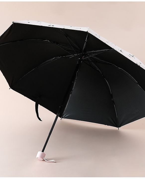 Pine Kids Free Size Umbrella with Panda Print - Pink