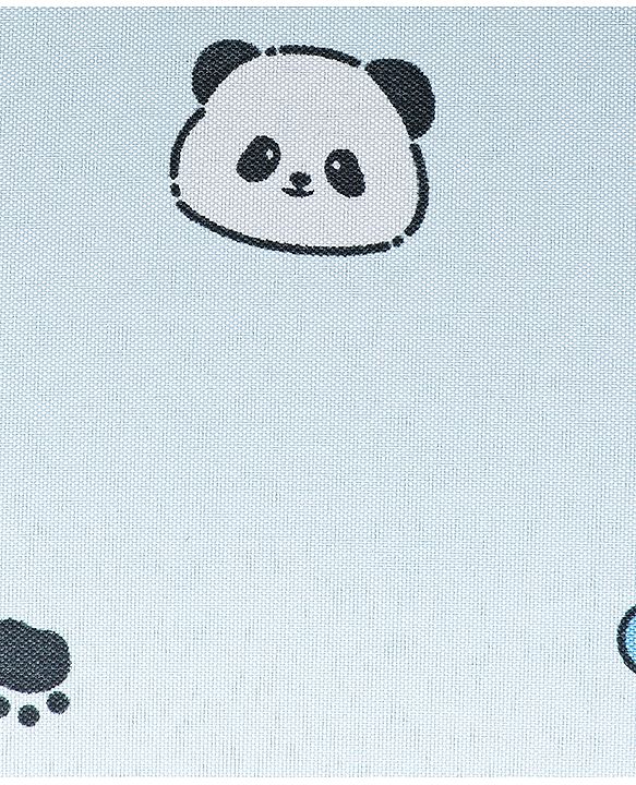Pine Kids Free Size Umbrella with Panda Print - Sky Blue