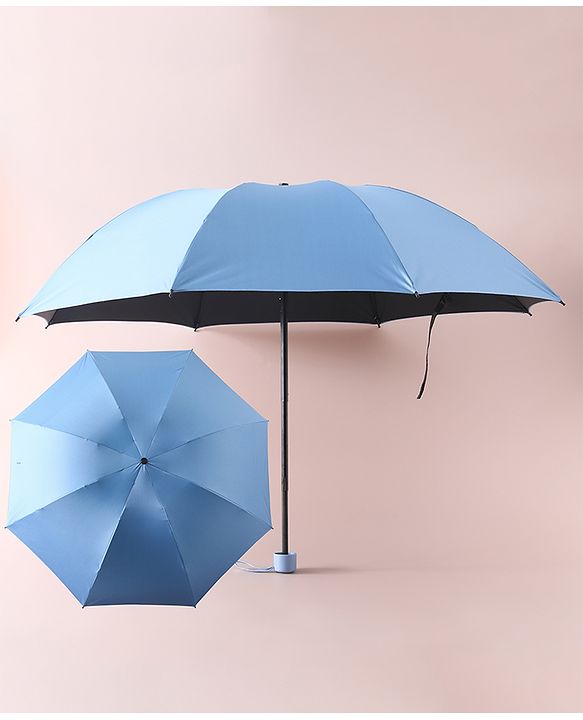 Pine Kids Free Size Umbrella Solid Colour - Navy Blue