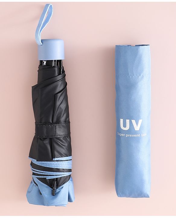 Pine Kids Free Size Umbrella Solid Colour - Navy Blue