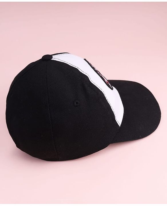 Babyhug Disney 100% Cotton Woven Summer Cap With Micky Mouse Graphics Multicolour - Diameter 15 cm