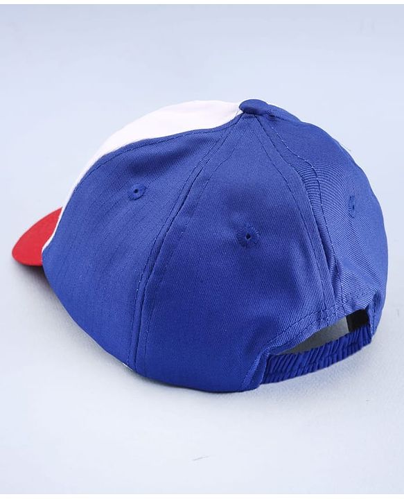 Babyhug Disney 100% Cotton Woven Summer Cap With Micky Mouse Graphics Multicolour - Diameter 18 cm