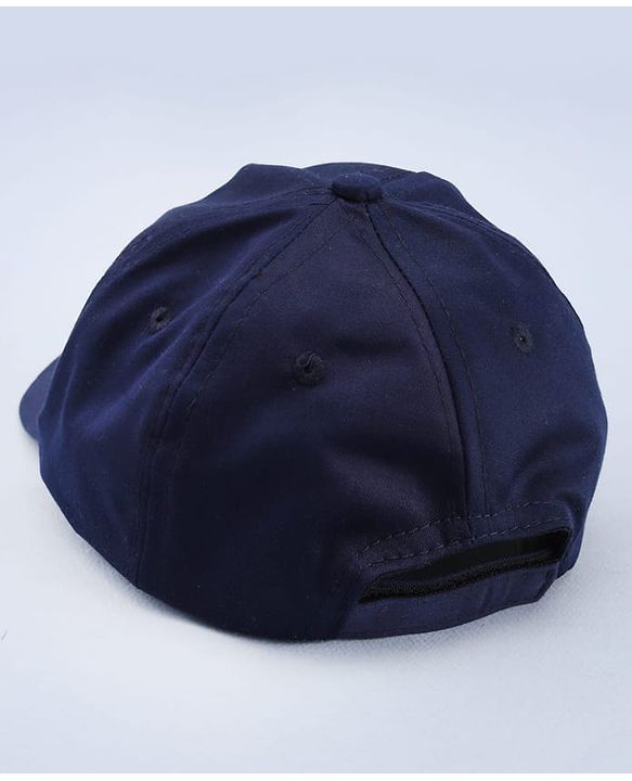 Babyhug Disney 100% Cotton Woven Summer Cap With Micky Mouse Graphics Navy Blue - Diameter 18 cm