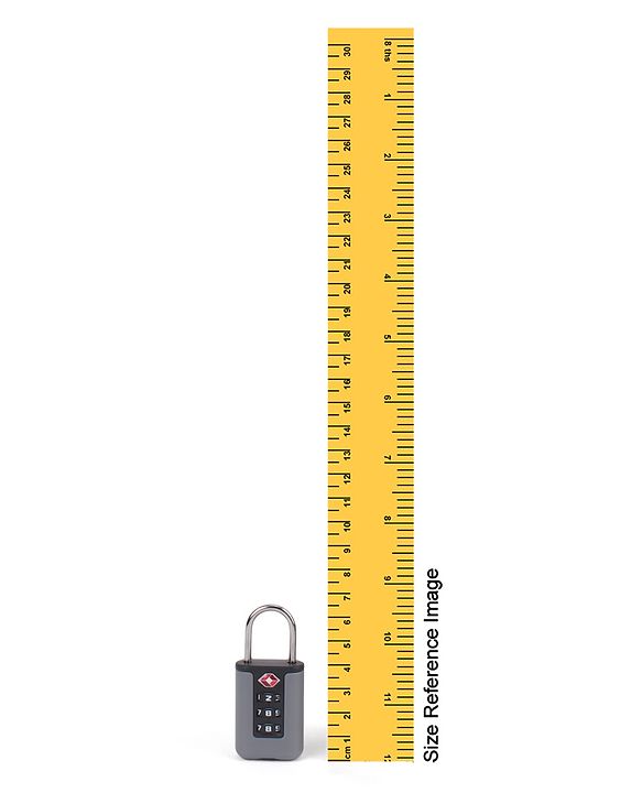 Babyhug Secure 3-Digit Luggage TSA Lock ??Black Lightweight Travel Lock Durable Combination Lock for Bags & Suitcases Compact & Easy to Use Free Size Number Lock.