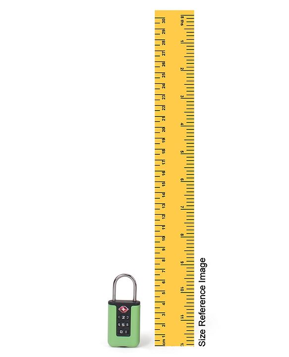 Babyhug Secure 3-Digit Luggage TSA Lock ??Black Lightweight Travel Lock Durable Combination Lock for Bags & Suitcases Compact & Easy to Use Free Size Number Lock.