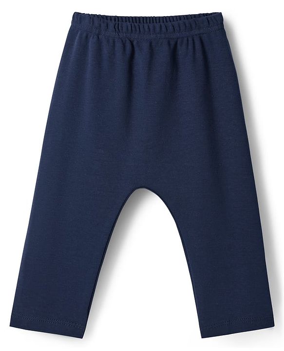 Babyhug Cotton Knit Full Sleeves T-Shirt & Pyjama Night Suit With Peach Print & Cap - Orange