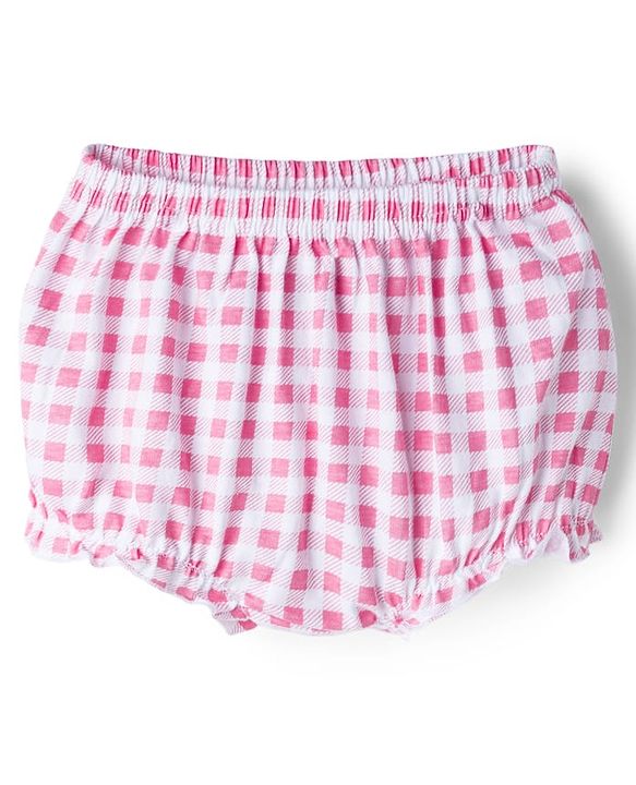 Babyhug 100% Cotton Knit Antibacterial Printed Bloomers Pack of 5 - Multicolor