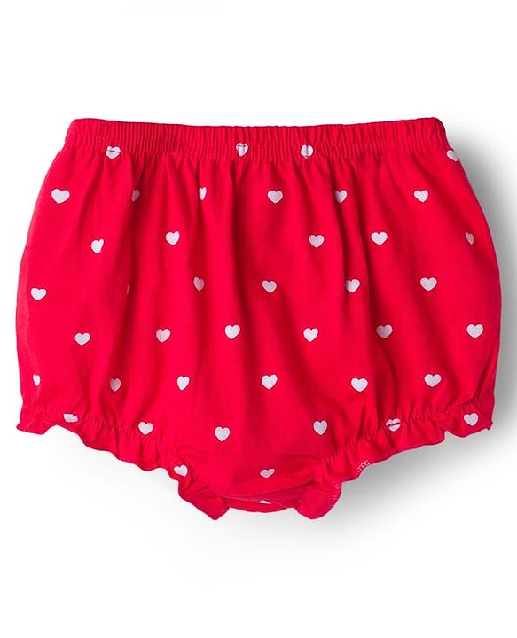 Babyhug 100% Cotton Knit Antibacterial Printed Bloomers Pack of 5 - Multicolor