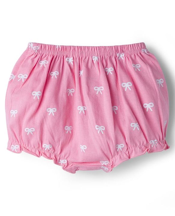 Babyhug 100% Cotton Knit Antibacterial Printed Bloomers Pack of 5 - Multicolor