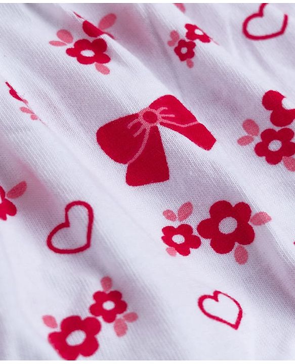 Babyhug 100% Cotton Knit Antibacterial Printed Bloomers Pack of 5 - Multicolor