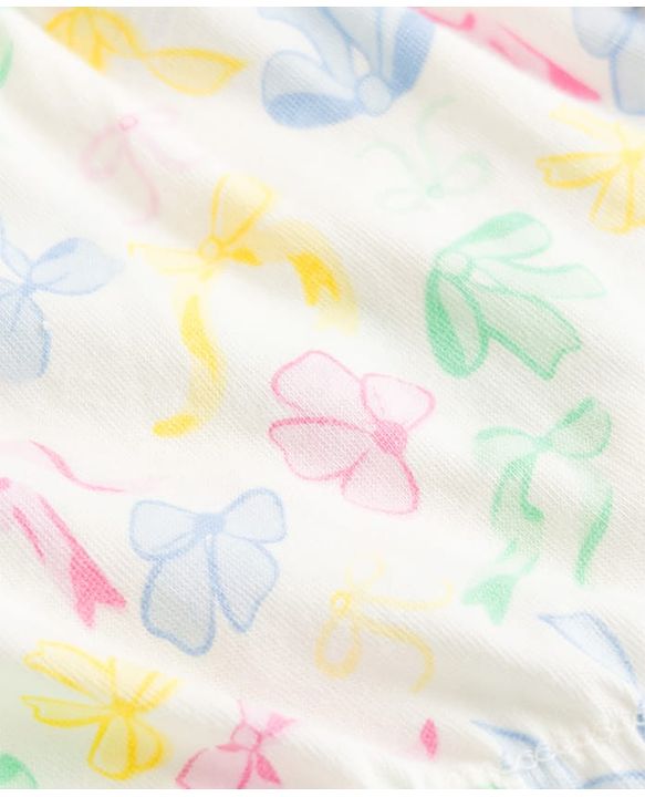 Babyhug 100% Cotton Knit Antibacterial Bloomers with Bow & Polka Dot Print Pack of 3 - Multicolor