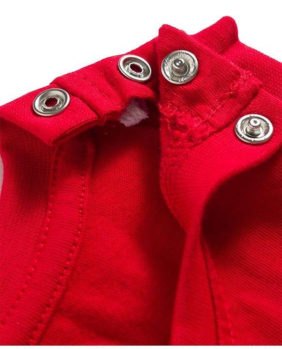 Babyhug Cotton Knit Sleeveless Tank T-Shirt with Number Graphics & Rib at Neck  - Red