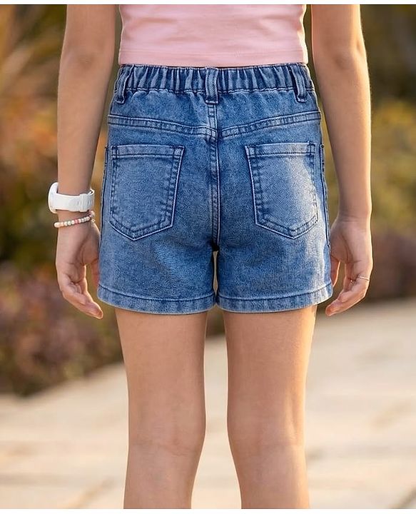 Pine Kids Cotton Woven Knee Length Shorts With Pockets - Navy Blue