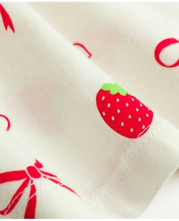 Babyhug Single Jersey Knit Sleeveless Frocks With Heart & Strawberry Print Pack of 2 - Multicolor