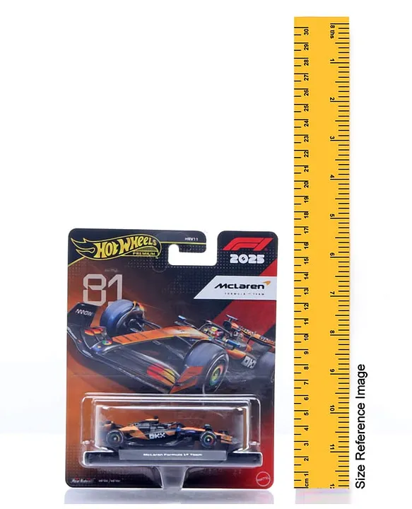 Hot Wheels Premium 2025 McLaren Formula 1 Team 81 Die-Cast Car
