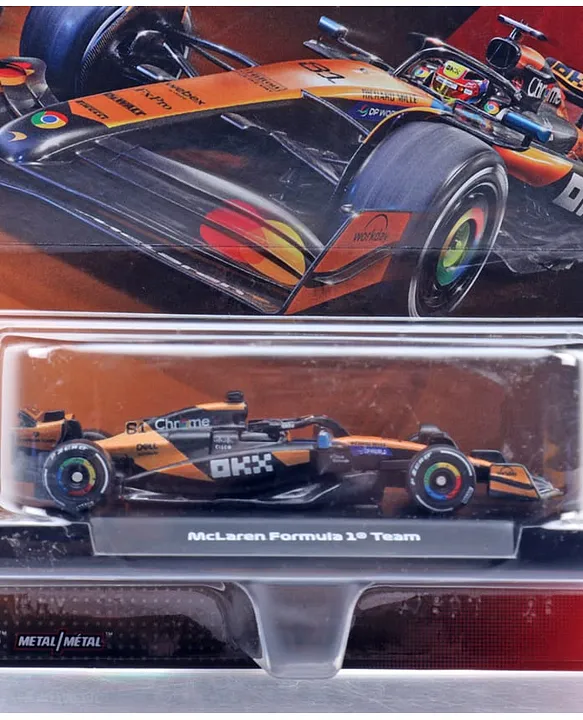 Hot Wheels Premium 2025 McLaren Formula 1 Team 81 Die-Cast Car