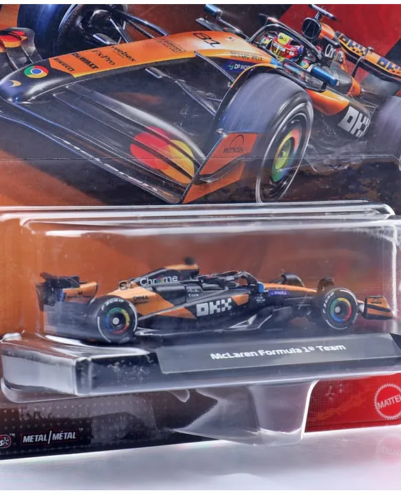 Hot Wheels Premium 2025 McLaren Formula 1 Team 81 Die-Cast Car