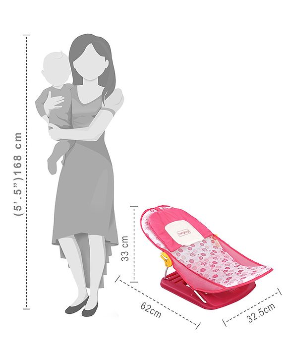 Babyhug Bubble Joy Bather Floral Print - Pink