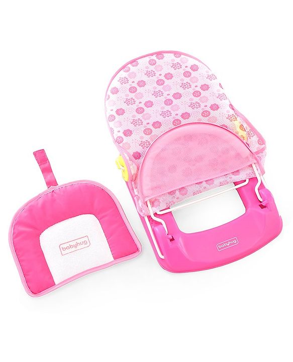 Babyhug Bubble Joy Bather Floral Print - Pink