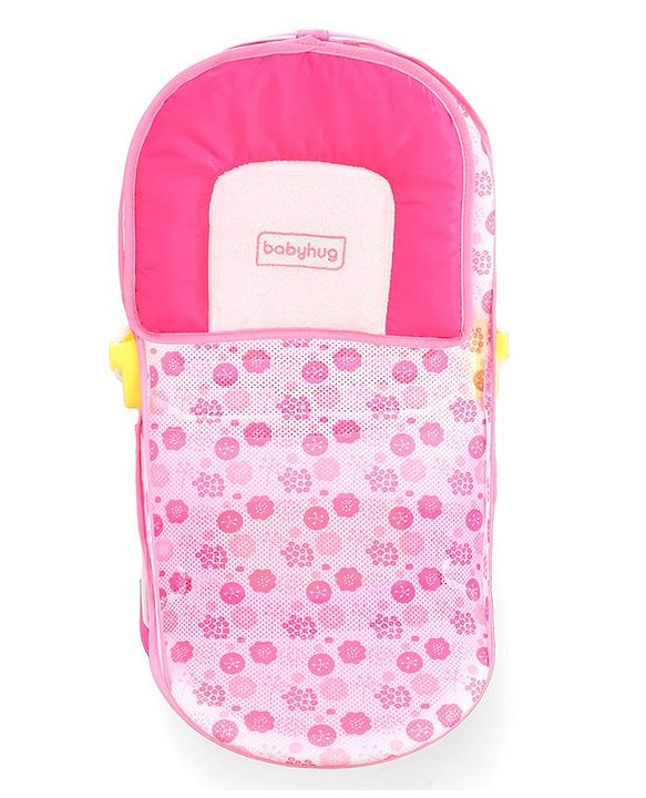 Babyhug Bubble Joy Bather Floral Print - Pink