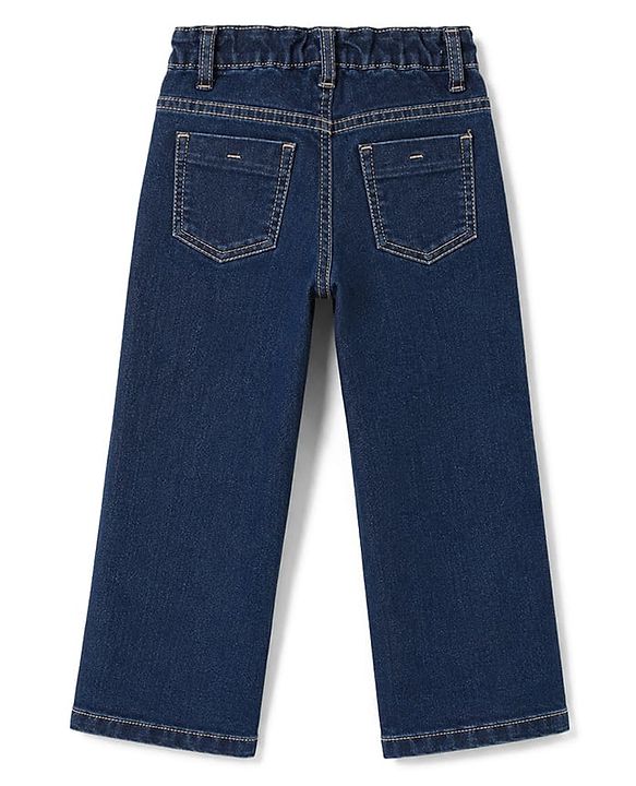 Pine Kids Woven Full Length Cut  N Sew Jeans - Navy Blue