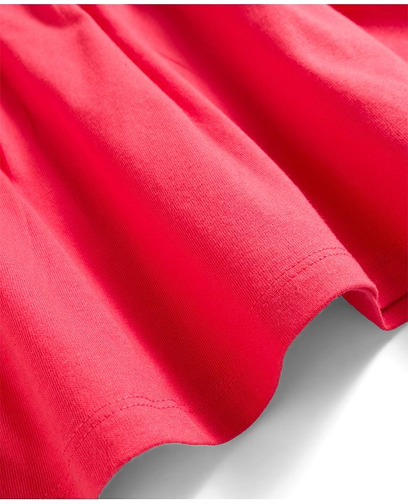 Babyhug Single Jersey Knit Half Sleeves Frocks With Heart Print Pack of 2 - Multicolor