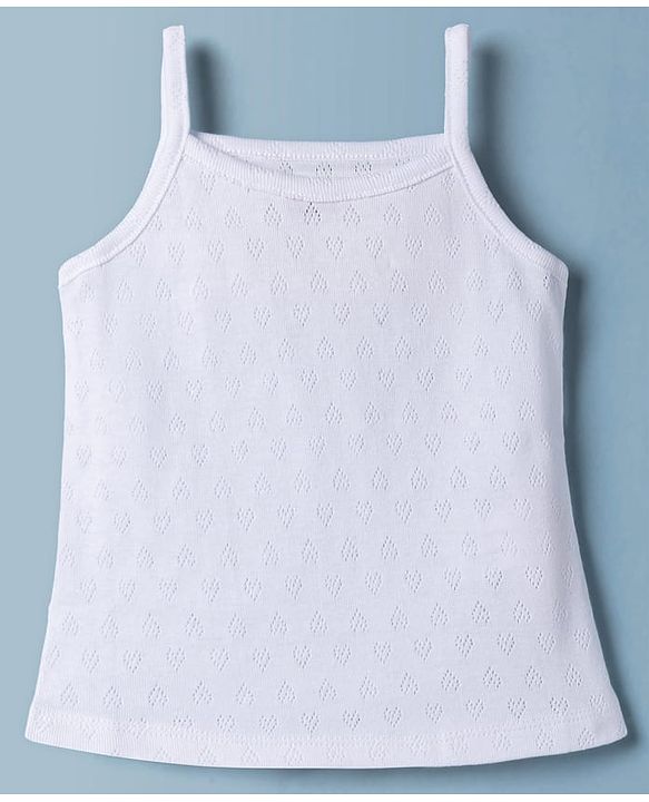 Babyhug 100% Cotton Single Jersey Knit Antibacterial Sleeveless Slips Pack of 3 - Multicolor