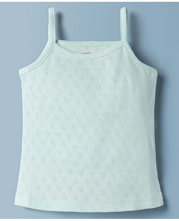 Babyhug 100% Cotton Single Jersey Knit Antibacterial Sleeveless Slips Pack of 3 - Multicolor