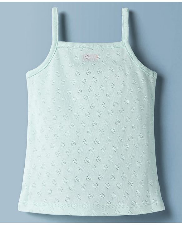 Babyhug 100% Cotton Single Jersey Knit Antibacterial Sleeveless Slips Pack of 3 - Multicolor