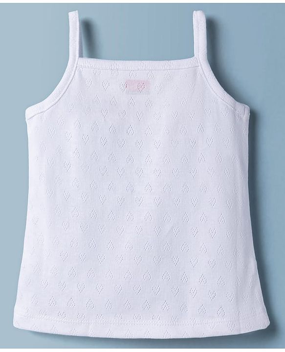 Babyhug 100% Cotton Single Jersey Knit Antibacterial Sleeveless Slips Pack of 3 - Multicolor