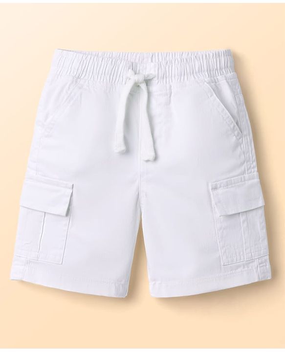 Babyhug Cotton Woven Half Sleeves Shirt & Denim Shorts Set with Tree Print - Multicolor