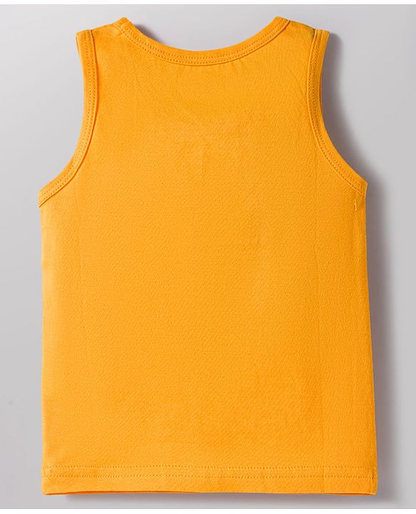 Babyhug 100% Cotton Knit Sleeveless Striped & Animal Printed Sando Vests Pack of 3 - Multicolor