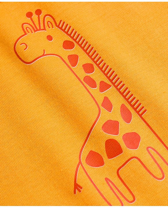 Babyhug 100% Cotton Knit Sleeveless Striped & Animal Printed Sando Vests Pack of 3 - Multicolor