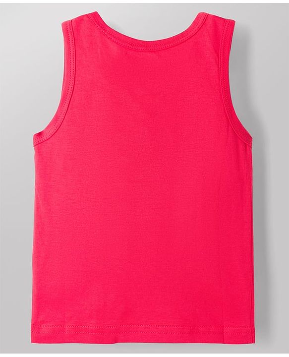 Babyhug 100% Cotton Knit Sleeveless Sando Vests With Teddy Bear & RainbowPrint Pack of 3 - Multicolor