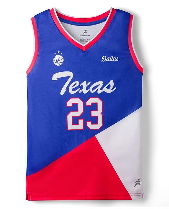 Pine Active Knit Sleeveless T-Shirt With Basketball Print - Multicolor