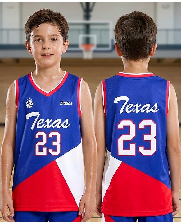 Pine Active Knit Sleeveless T-Shirt With Basketball Print - Multicolor