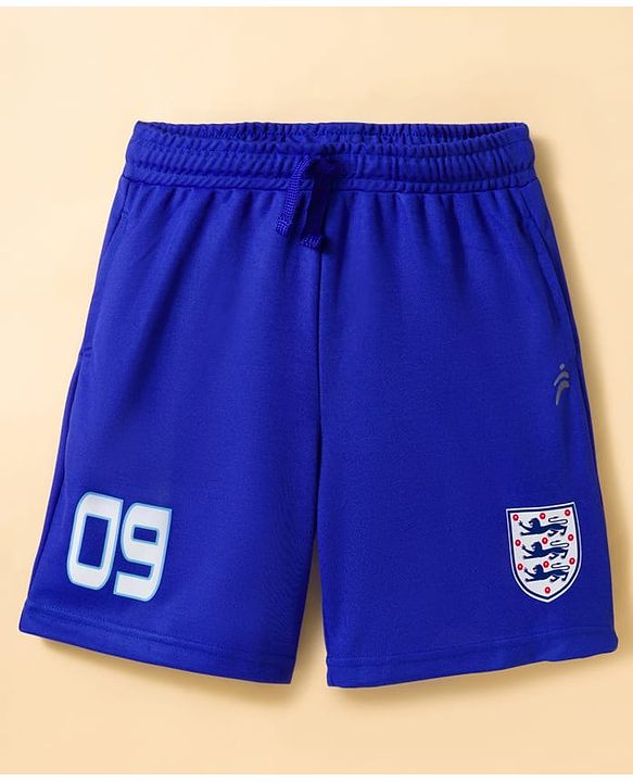 Pine Active Knit Half Sleeves Football Tee with Shorts Set - Blue