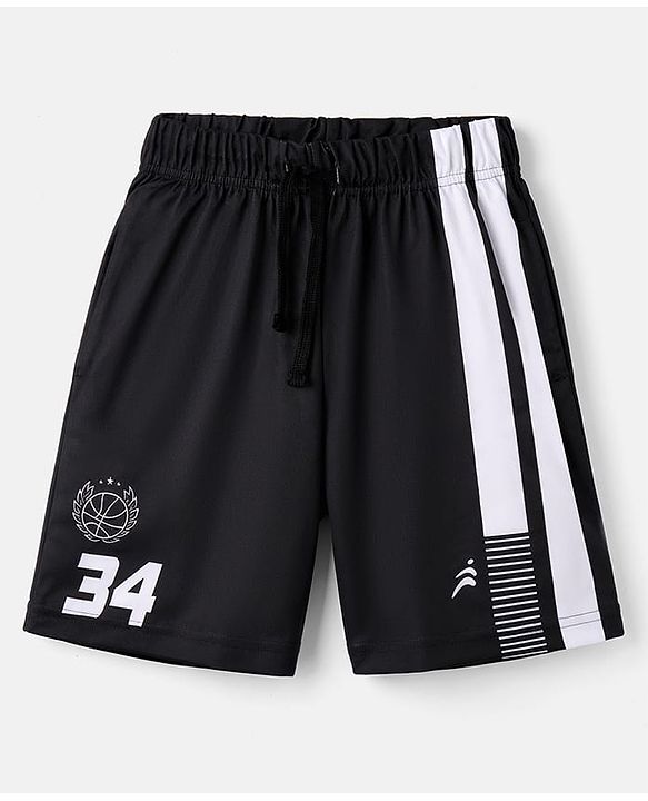 Pine Active Knit Sleeveless Basketball T-Shirt & Shorts Set - Black