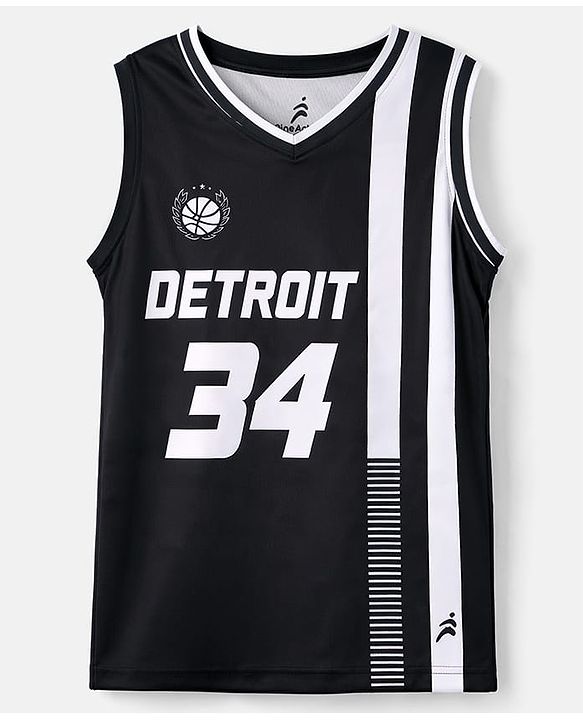 Pine Active Knit Sleeveless Basketball T-Shirt & Shorts Set - Black
