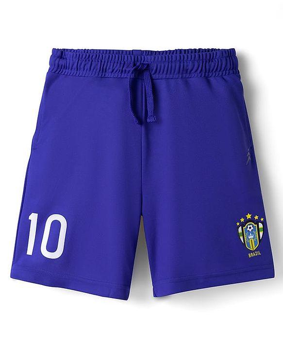 Pine Active Knit Half Sleeves Football T-Shirt & Shorts Set - Yellow