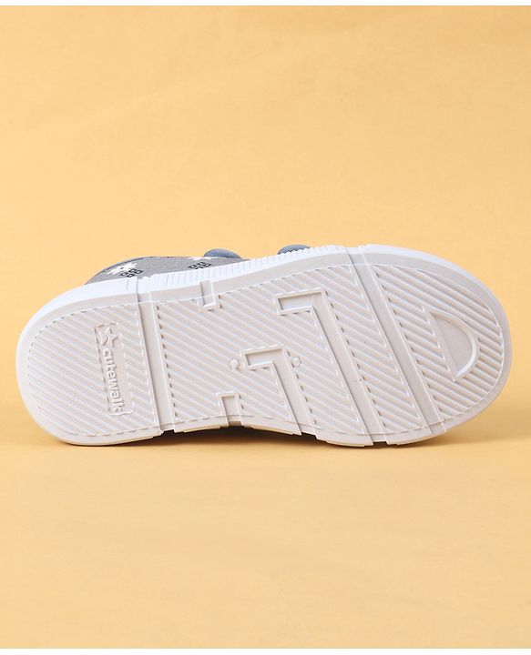 Cute Walk by Babyhug Velcro Closure Casual Shoes with Floral Pint - Blue