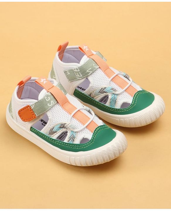Cute Walk by Babyhug Velcro Closure Printed Casual Shoes - Pink