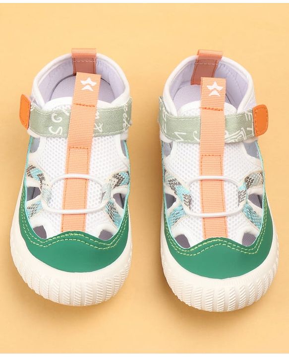 Cute Walk by Babyhug Velcro Closure Printed Casual Shoes - Pink