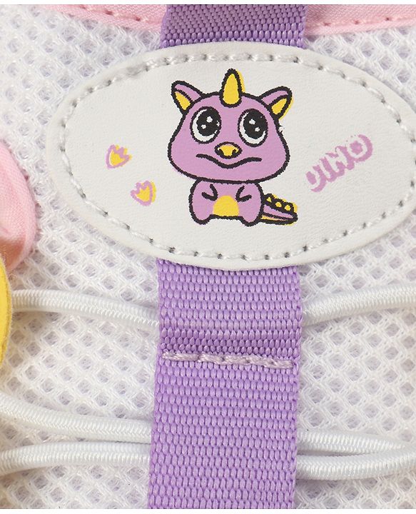 Cute Walk by Babyhug Velcro Closure Casual Shoes with Unicorn Pint - Blue