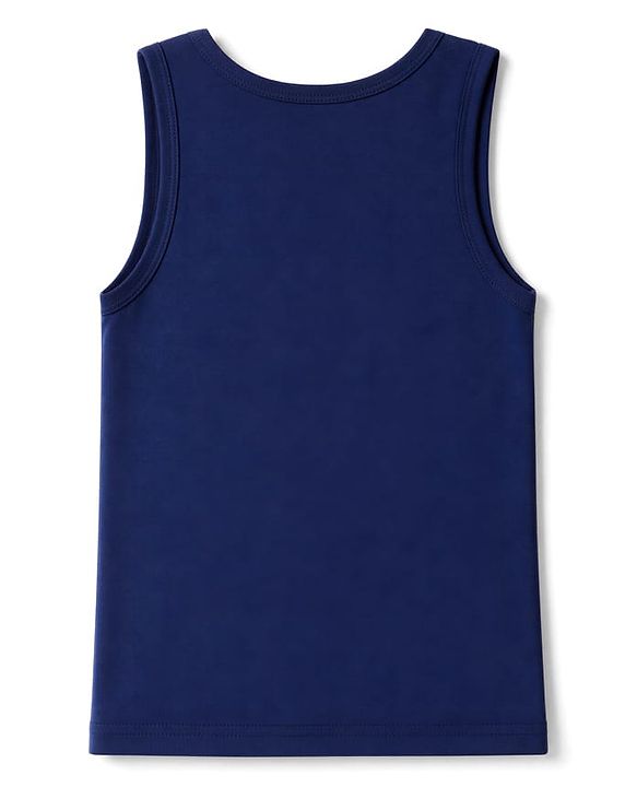 Babyhug 100% Cotton Single Jersey Knit Sleeveless Striped Sando With Panda & Star Print Pack of 3 - Blue, Yellow, Green